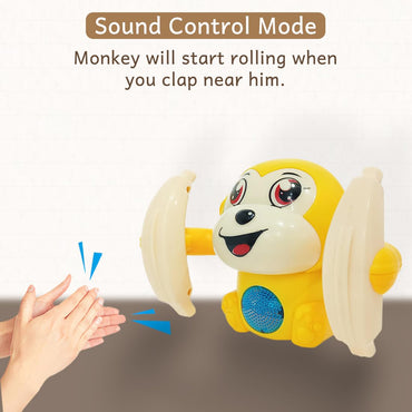 Banana monkey toys for kids. The little monkey