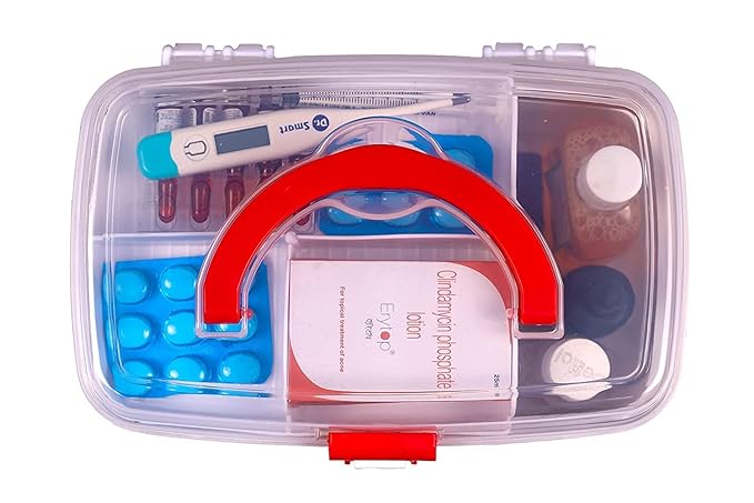 Plastic Rectangular Medicine Box