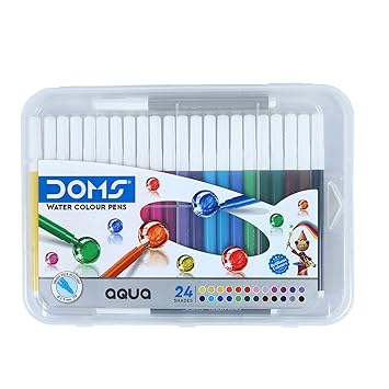 DOMS AQUA WATER COLOUR PENS 24 SH
