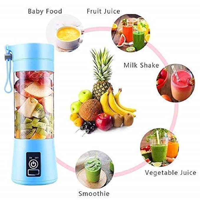 Portable 6-Blade Electric Juicer