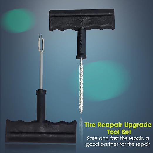 Tubeless Tyre Puncture Repair Kit with Solution
