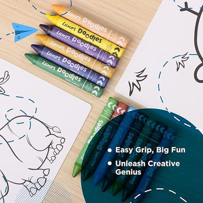 EXTRA LONG WAX CRAYONS 12+1