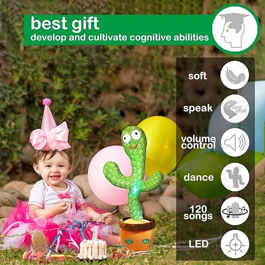 Dancing & Talking Cactus Toy 