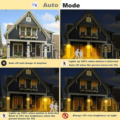 Solar Wall Lights Outdoor Motion