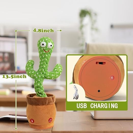 Dancing & Talking Cactus Toy 