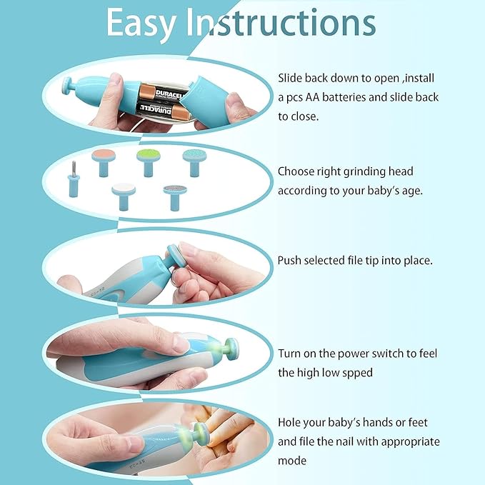 Electric Nail Trimmer For Baby