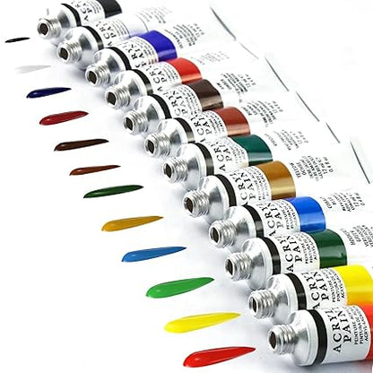 ACRYLIC COLOURS 12 SHADE