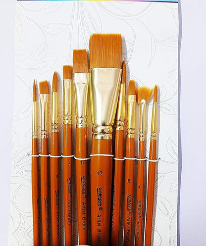 PAINT BRUSHES 10PCS