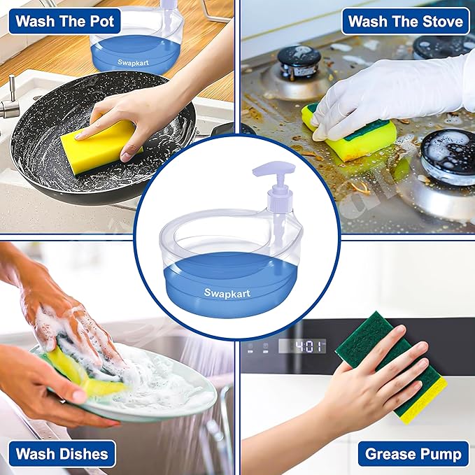 Double Layer Soap Dispenser for Bathroom 