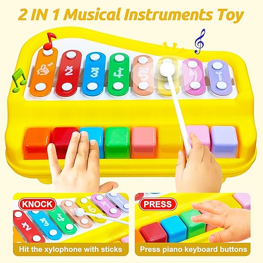 2 IN 1 XYLOPHONE 8 BIG