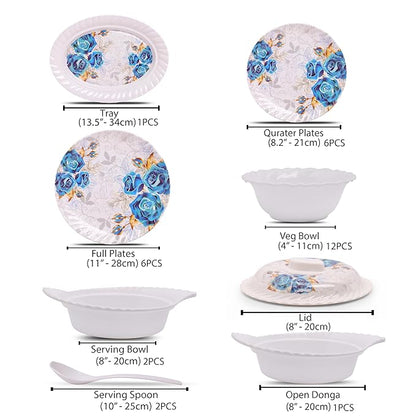 32 Pieces Melamine Dinner Set 