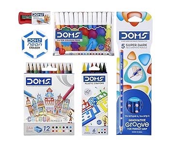 Doms Champions Kit | Perfect Value Pack | Kit for School Essentials ...