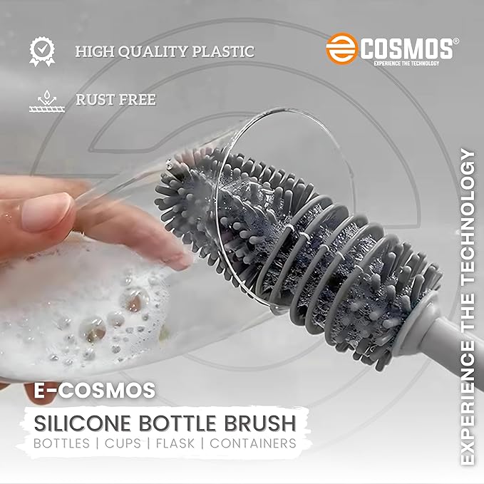 Bottle Cleaning Brush Silicone Long Handle