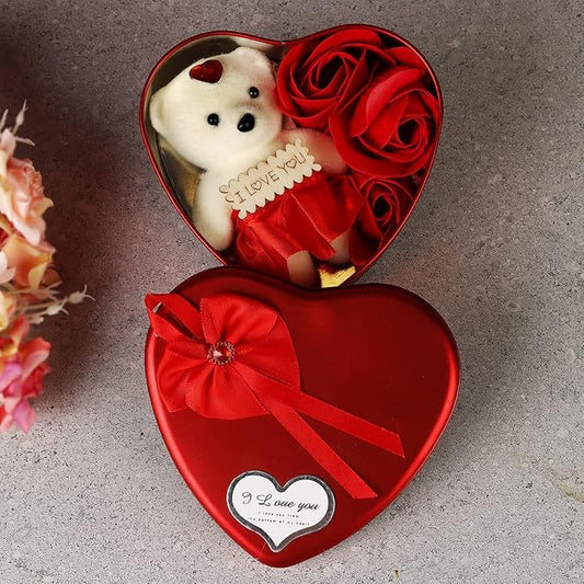 HEART TEDDY BOX