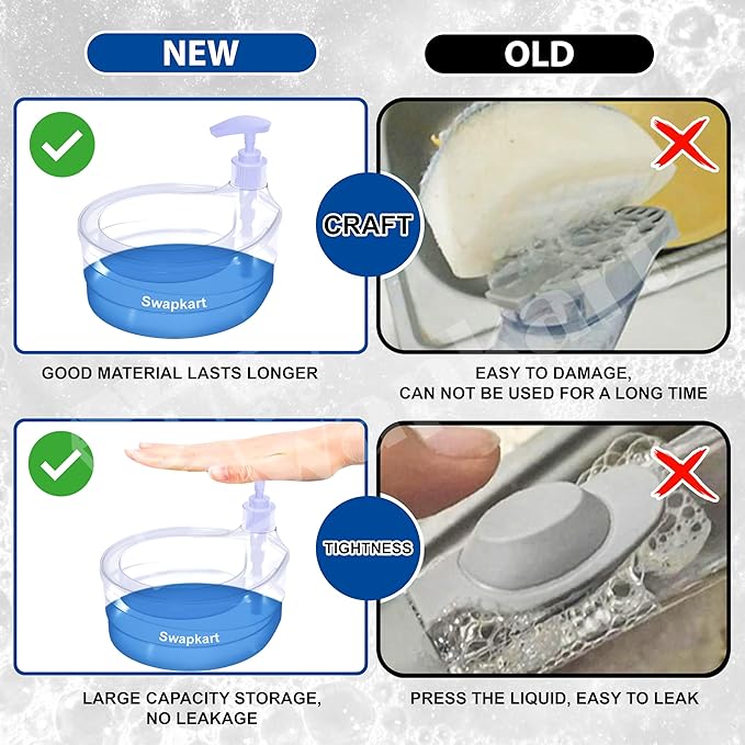 Double Layer Soap Dispenser for Bathroom 