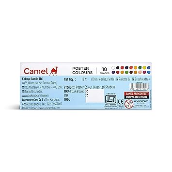 CAMEL 18 SHADES POSTER COLOURS
