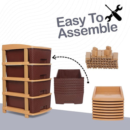 DRAWER MODULAR 4 LAYER PL