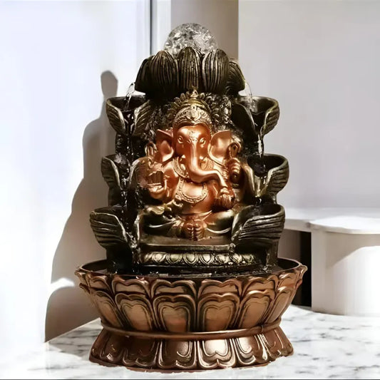 Waterfall Fountain with LED Lights–Positive Energy Home Decor to Relaxation,Creating peaceful ambiance in homes offices